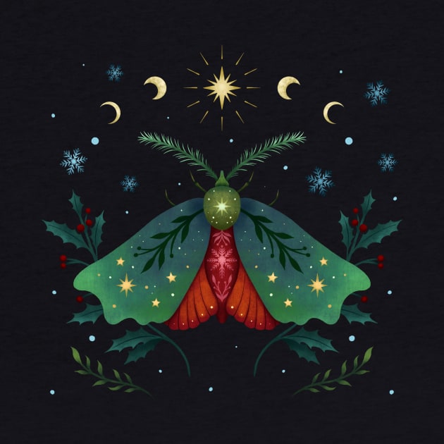 Christmas Moth by Episodic Drawing